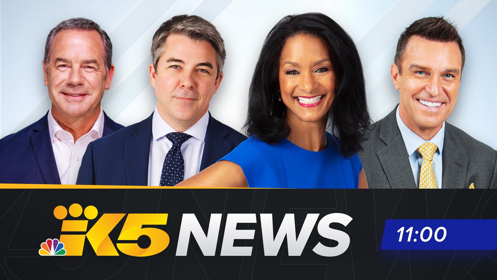 The KING 5 News Team presents the day's major news events, local sports updates, and weather forecast.
