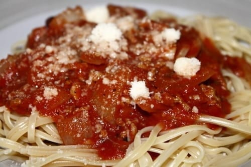 Spaghetti dinner fundraiser for youth mission trip