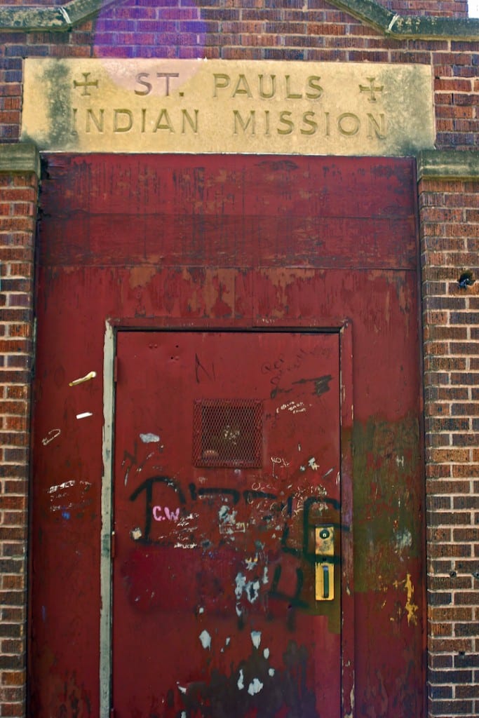 St Pauls Indian Mission Door